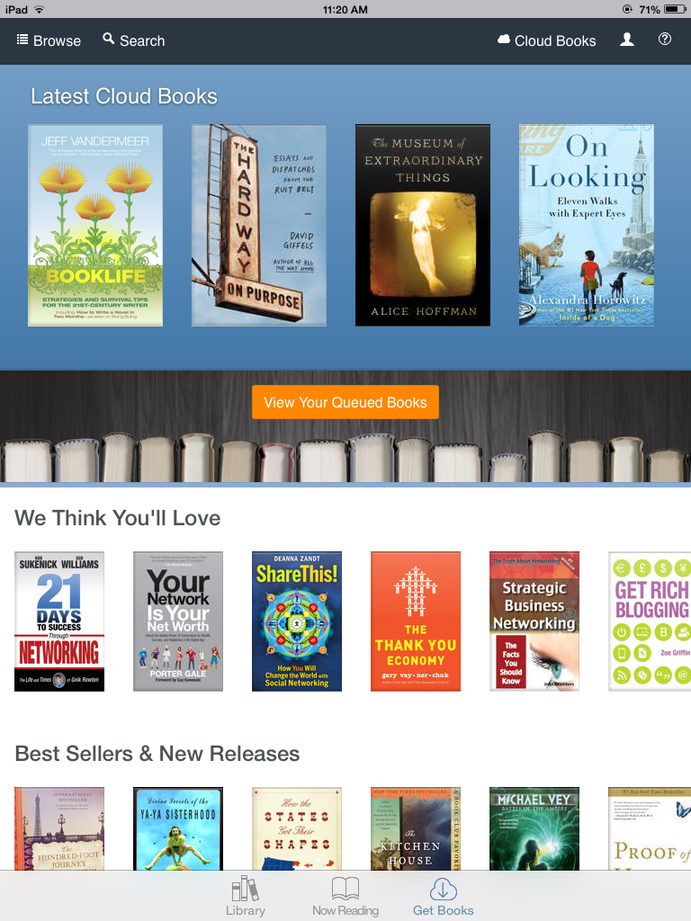 Entitle's "Home page" embedded Web view