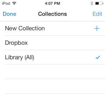 New: Dropbox integration